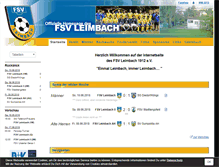 Tablet Screenshot of fsv-leimbach.de